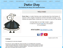 Tablet Screenshot of pastorshep.ca